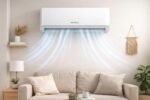 Fresh Split Air Conditioner Professional Turbo Cooling Only Split Air Conditioner, FUFW09C/IW AG-R32, 1.25 HP, Without Holder White